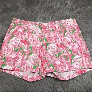 Lilly Pulitzer Callahan Short Pink Flamingo 00